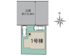 区画図・カースペース2台